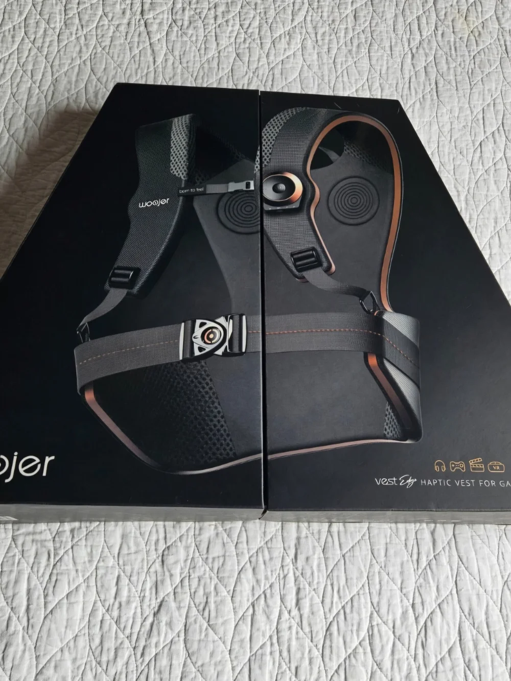 Black Wearable Haptic Backpack - Black